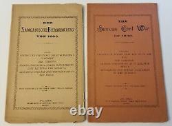 118 The Samoan Civil War of 1893 GERMAN & ENGLISH Editions VERY SCARCE