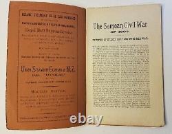 118 The Samoan Civil War of 1893 GERMAN & ENGLISH Editions VERY SCARCE