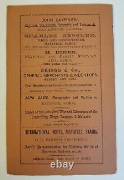 118 The Samoan Civil War of 1893 GERMAN & ENGLISH Editions VERY SCARCE