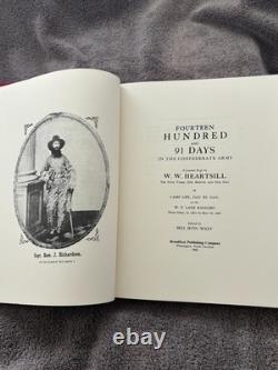 1491 Days in the Confederate Army-Limited Manuscript Edition 137 of 156