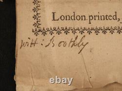1643 English Civil War Charles I King of England RARE The Convinc'd Petitioner