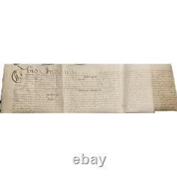 1649 English Civil War Vellum Deed Sir William Waller Parliamentarian General
