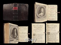 1661 Charles II English Civil War 1ed Elenchi Motuum Numperorum George Bate RARE