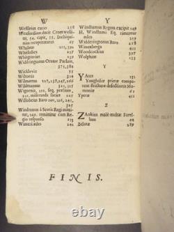1661 Charles II English Civil War 1ed Elenchi Motuum Numperorum George Bate RARE