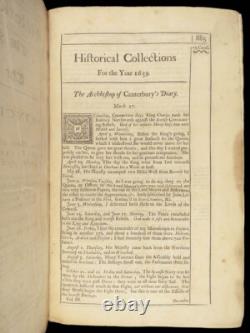 1680 English Civil War Rushworth Papers Charles I Tyranny Cromwell England 3v