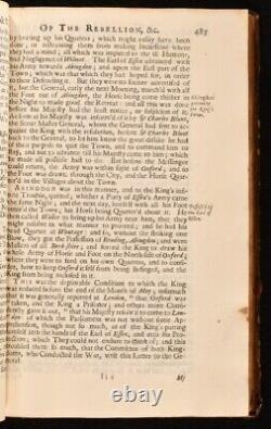 1707 5vols History of the Rebellion and Civil War Clarendon Illustrated