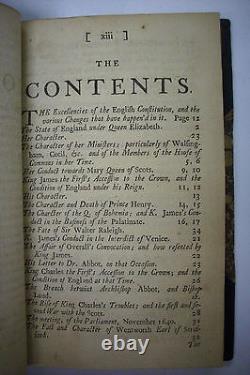 1749 MEMOIRS OF TRANSACTIONS IN ENGLAND Revolution Charles I Civil War LEATHER