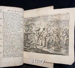 1761 Hudibras Late Wars Samuel Butler HOGARTH COPPER PLATES Civil War VG Antique