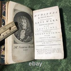 1761 Hudibras Late Wars Samuel Butler HOGARTH COPPER PLATES English Civil War VG