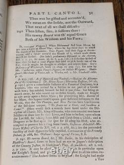 1772 Hudibras In Three Parts English Civil War, S. Butler Vol. I Great Engravings
