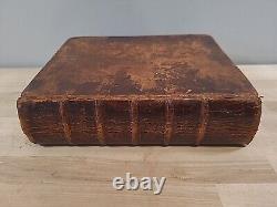 1816 1819 HOLY BIBLE holbrook BRATTLEBOROUGH antique PRE CIVIL WAR leather OLD