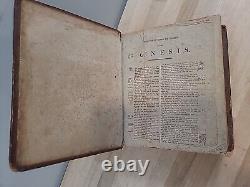1816 1819 HOLY BIBLE holbrook BRATTLEBOROUGH antique PRE CIVIL WAR leather OLD