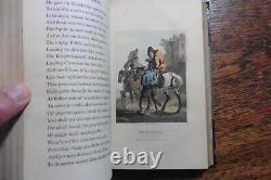 1819 English CIVIL War Poem Hudibras Hand Coloured Aquatints Fine Riviere Bindng