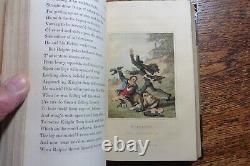 1819 English CIVIL War Poem Hudibras Hand Coloured Aquatints Fine Riviere Bindng