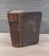 1826 Holy Bible Antique Pre Civil War Leather American Bible Society Old Rare