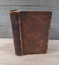 1827 NEW TESTAMENT rare DAVID HILLS STEREOTYPE EDITION antique PRE CIVIL WAR old