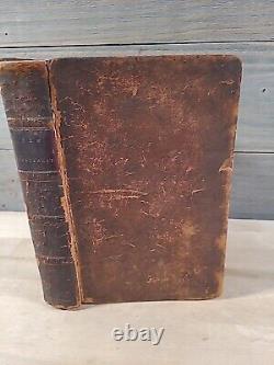 1827 NEW TESTAMENT rare DAVID HILLS STEREOTYPE EDITION antique PRE CIVIL WAR old