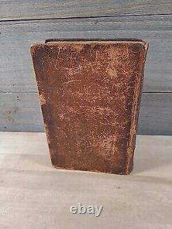 1827 NEW TESTAMENT rare DAVID HILLS STEREOTYPE EDITION antique PRE CIVIL WAR old