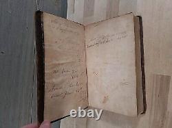 1827 NEW TESTAMENT rare DAVID HILLS STEREOTYPE EDITION antique PRE CIVIL WAR old