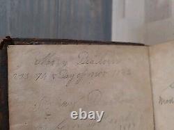 1827 NEW TESTAMENT rare DAVID HILLS STEREOTYPE EDITION antique PRE CIVIL WAR old