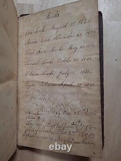 1827 NEW TESTAMENT rare DAVID HILLS STEREOTYPE EDITION antique PRE CIVIL WAR old