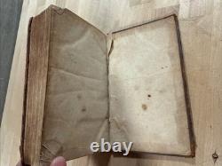 1828 HOLY BIBLE antique PRE CIVIL WAR leather AMERICAN BIBLE SOCIETY old