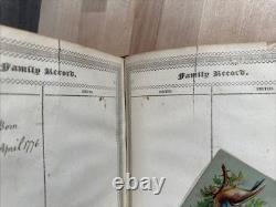 1831 HOLY BIBLE phinney PRE CIVIL WAR leather ANTIQUE old COOPERSTOWN