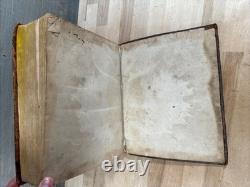 1831 HOLY BIBLE phinney PRE CIVIL WAR leather ANTIQUE old COOPERSTOWN