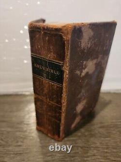 1832 The Holy Bible Old And New Testament Alexander Towar Pre Civil War