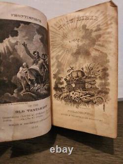 1832 The Holy Bible Old And New Testament Alexander Towar Pre Civil War