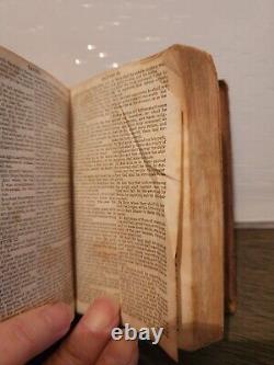 1832 The Holy Bible Old And New Testament Alexander Towar Pre Civil War