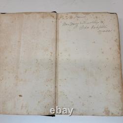 1840 Godey's Lady's Book Antique Hardcover Book pre-Civil War Fashion