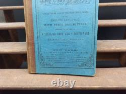 1845 Pre- Civil War Elementary School Spelling & Definition Book L@@K