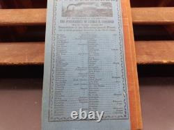 1845 Pre- Civil War Elementary School Spelling & Definition Book L@@K