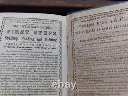 1845 Pre- Civil War Elementary School Spelling & Definition Book L@@K