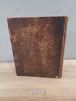 1846 HOLY BIBLE antique METHODIST leather PRE CIVIL WAR