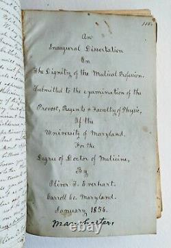 1851-1920 HANDWRITTEN SPEECHES by O. T. EVERHART CIVIL WAR SURGEON + GENEALOGY