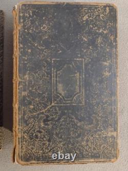 1851 AMERICAN BIBLE SOCIETY PRE CIVIL WAR Young Men's Bible Society WithWood Box