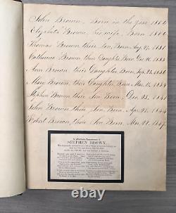 1853 Antique Family Devotional Bible Pre Civil War CLEAN Alexander Fletcher