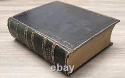 1853 Antique Family Devotional Bible Pre Civil War CLEAN Alexander Fletcher