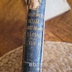 1855 Hardee Rifle & Light Infantry Tactics Lt Moore Springfield Pre Civil War