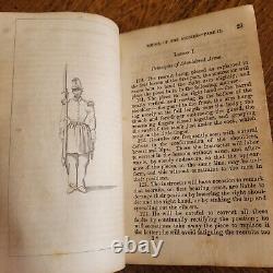 1855 Hardee Rifle & Light Infantry Tactics Lt Moore Springfield Pre Civil War