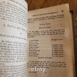 1855 Hardee Rifle & Light Infantry Tactics Lt Moore Springfield Pre Civil War