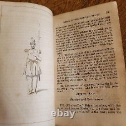 1855 Hardee Rifle & Light Infantry Tactics Lt Moore Springfield Pre Civil War