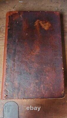 1856 Civil War US Navy New Testament Bible ABS KJV antique leather book military