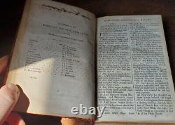 1856 Civil War US Navy New Testament Bible ABS KJV antique leather book military