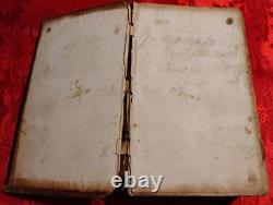 1856 Pre-Civil War Welsh Family Bible Syracuse Utica NY Richards Jones Records