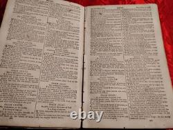 1856 Pre-Civil War Welsh Family Bible Syracuse Utica NY Richards Jones Records