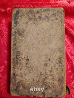 1856 Pre-Civil War Welsh Family Bible Syracuse Utica NY Richards Jones Records