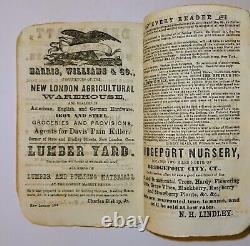 1857-1865 The New England Almanac and Farmers Friend, 9 Civil War Era Almanacks